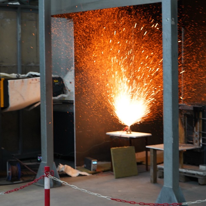 Minister of Defence of the Republic of Slovenia Visits the FRISSBE Fire Laboratory