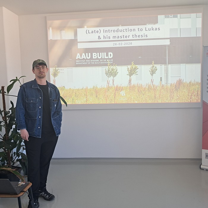 Lukas Larsen Presents His Master’s Research