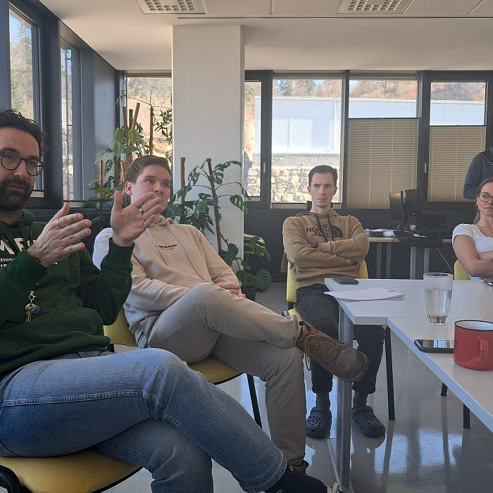 Lukas Larsen Presents His Master’s Research