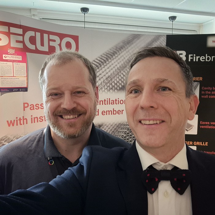 Prof Grunde Jomaas at the Norwegian Fire Safety Conference