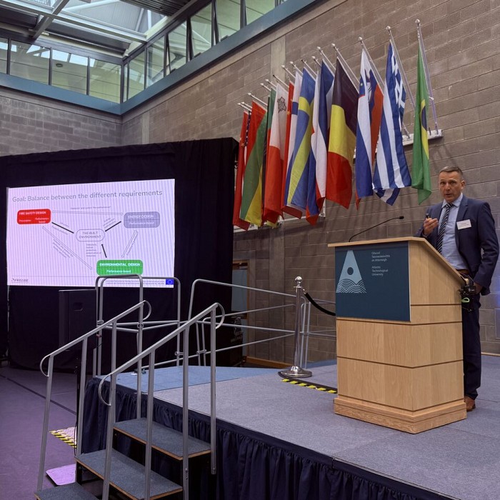 Prof Grunde Jomaas Presents at ATU Fire Safety Engineering Conference