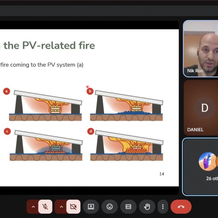 Nik Rus Presents on PV Fire Safety