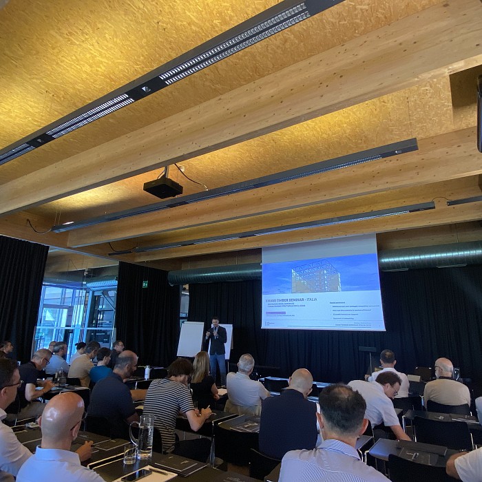 Dr Andrea Lucherini Presents at the Rothoblaas Mass Timber Seminar Italia 2026