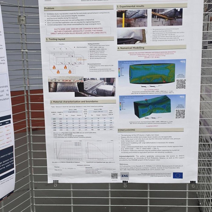 FRISSBE at the 15th International Symposium on Fire Safety Science