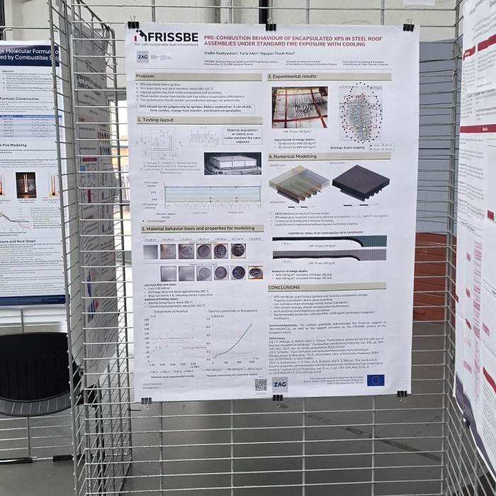 FRISSBE at the 15th International Symposium on Fire Safety Science