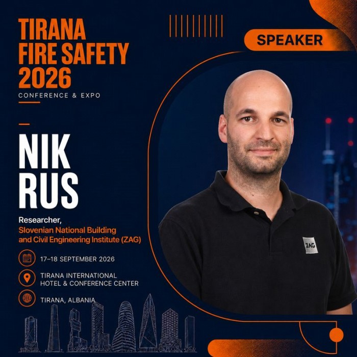 Nik Rus Presents at Tirana Fire Safety 2026