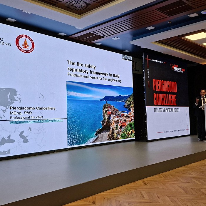 Nik Rus Presents at Tirana Fire Safety 2026