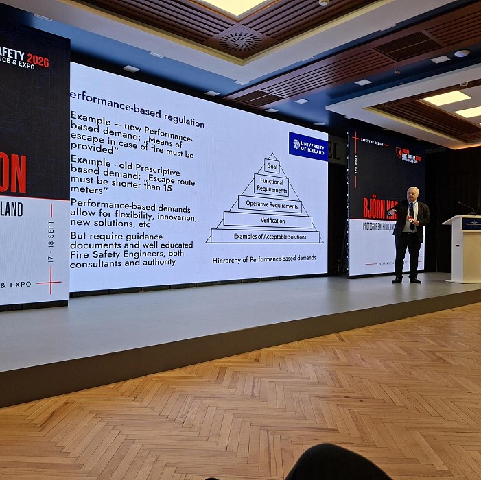 Nik Rus Presents at Tirana Fire Safety 2026