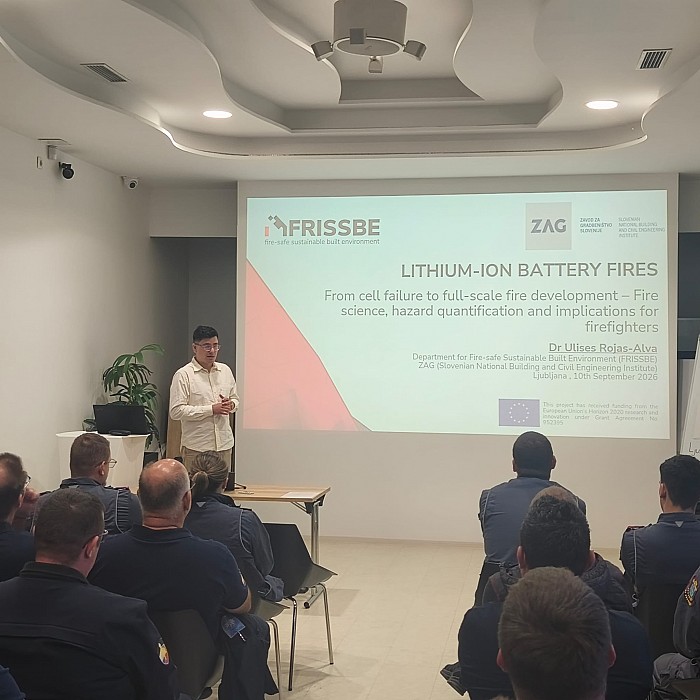 FRISSBE Contributes to National Firefighter Training on Electric and Hybrid Vehicle Incidents