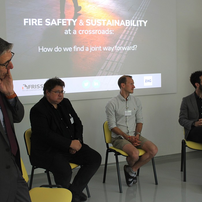 Experts in the new Fire laboratory in Slovenia formed excellent foundation for research in fire and sustainabilty