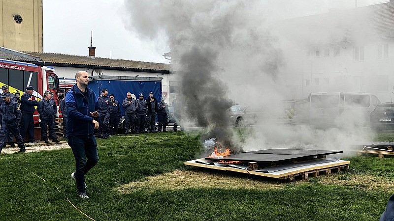 Nik Rus on PV Fire Safety in Murska Sobota