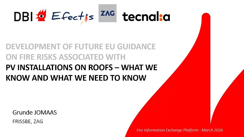 Prof Grunde Jomaas Contributes to EU Fire Safety Guidance Webinar