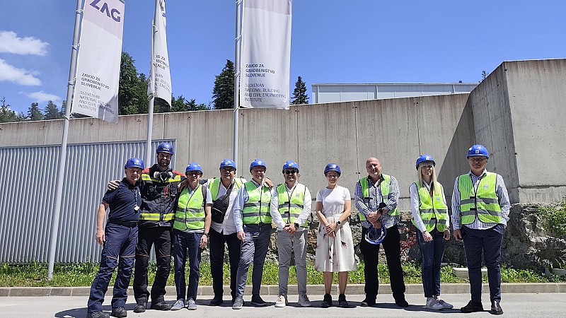 Montenegrin Delegation Visits ZAG Fire Laboratory