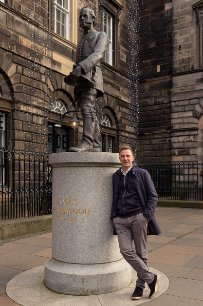 In the center of Edinburgh, there is a statue of James Braidwood, who founded on of the first municipal fire brigades in the world in 1824. He later founded what eventually became the London Fire Brigade.